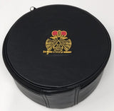 Scottish Rite 33rd Degree Cap Case In Black with Emblem