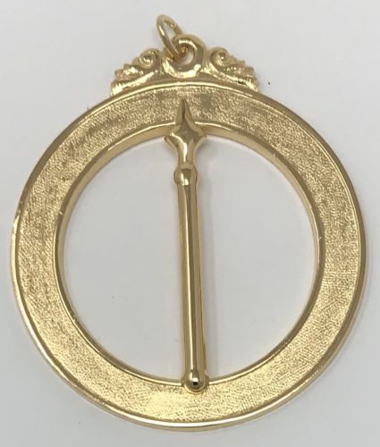 Scottish Rite 18th Degree Guard Jewel in Gold Tone