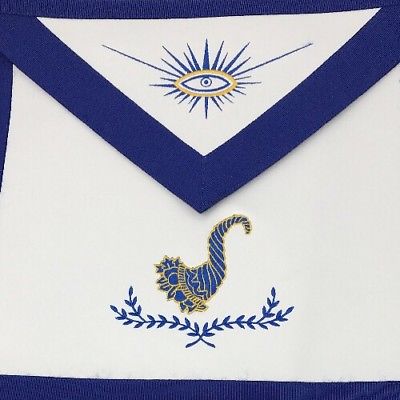 Senior Steward Officer Apron, close-up of the embroidered emblem