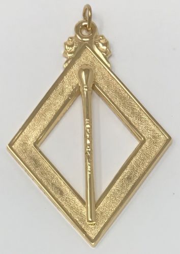Scottish Rite 16th Degree Master of Ceremonies Jewel in Gold Tone