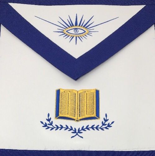 Chaplain Officer Apron, close-up of the embroidered emblem