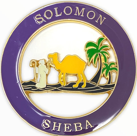 Solomon Sheba Cut Out Car Emblem