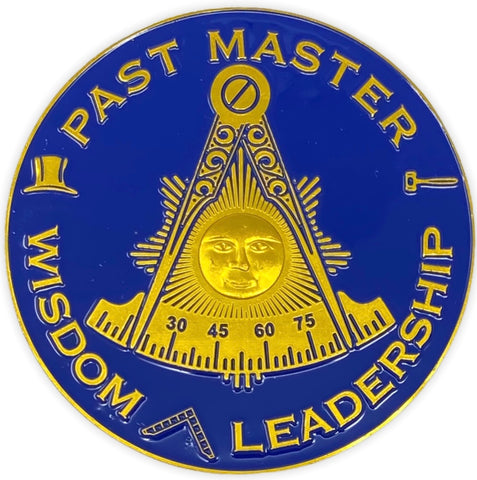 Past Master Wisdom Leadership Car Emblem
