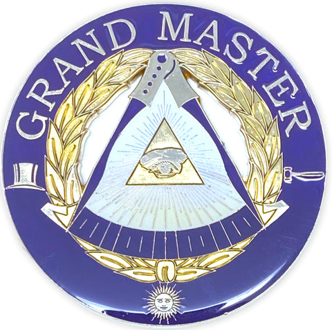 Freemason Grand Master Cut-Out Car Emblem