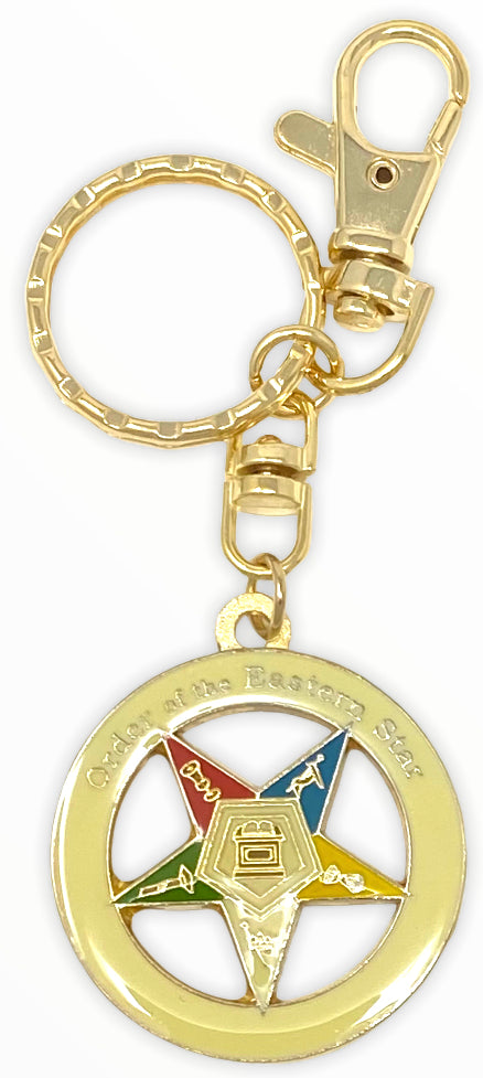 Order of Eastern Star Cut-Out Key Chain