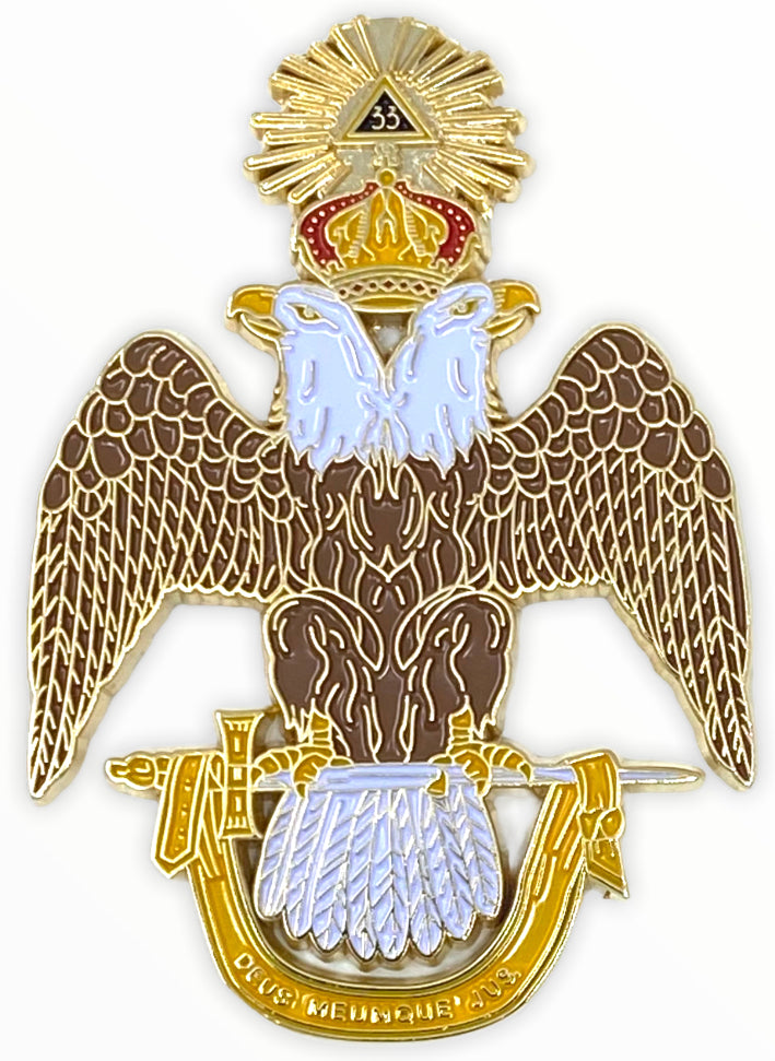 Scottish Rite 33rd Degree Car Emblem