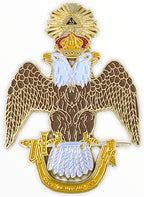 Scottish Rite 33rd Degree Car Emblem