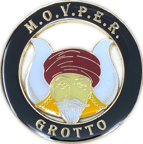 M.O.V.P.E.R. Grotto Cut-Out Car Emblem