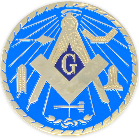 Freemason Masonic Working Tools Car Emblem