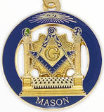 Freemason Pillars and Mosaic Pavement Keychain