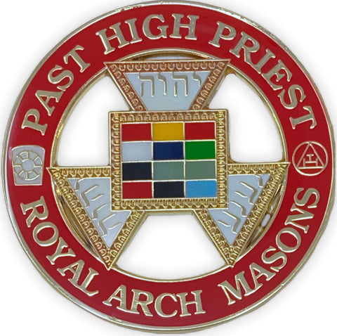 Royal Arch Masons Past High Priest Cut Out Car Emblem