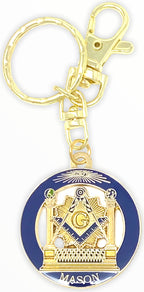 Freemason Pillars and Mosaic Pavement Keychain