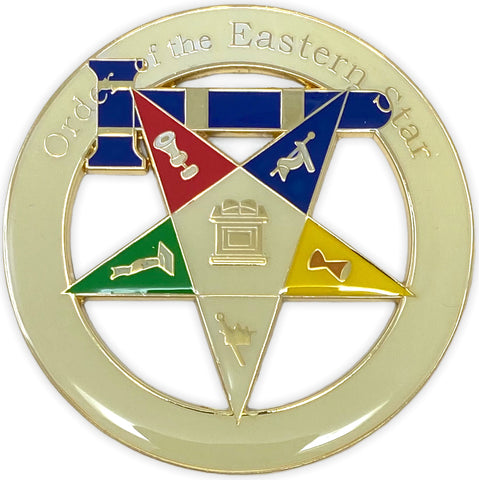Order of Eastern Star Matron Cut Out Car Emblem