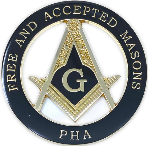 Freemason Prince Hall Affiliated Masonic Car Emblem