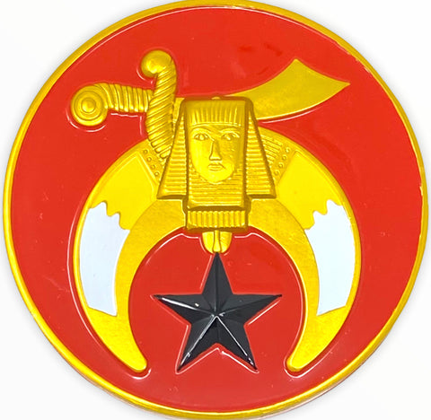 Shriners Red Car Emblem