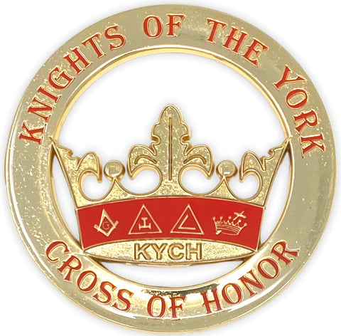 Freemason Knights of the York Cross of Honour (KYCH) Car Emblem