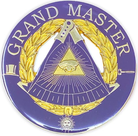 Freemason Grand Master Cut-Out Car Emblem