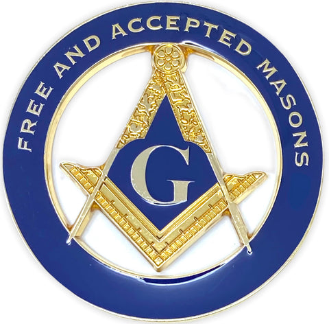 Freemason Free and Accepted Masons Cut-Out Car Emblem