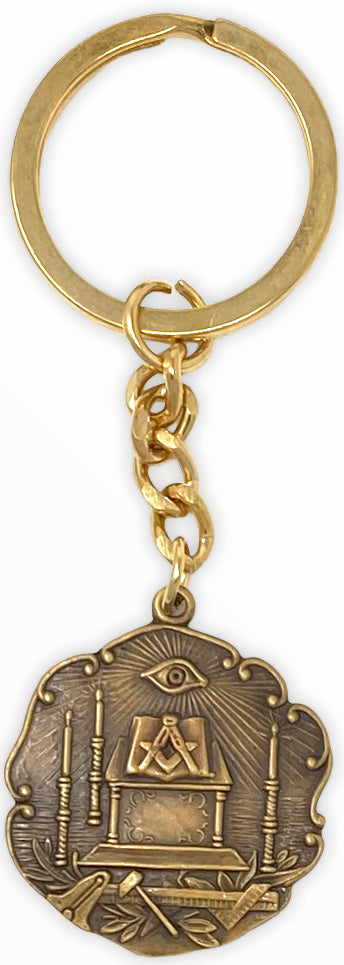 Freemason Symbols Key Chain