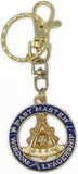 Freemason Past Master Key Chain