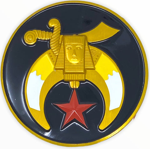 Shriners Black Car Emblem