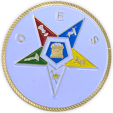Order of Eastern Star Mini Car Emblem