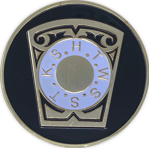 Royal Arch HRAM Key-Stone Car Emblem