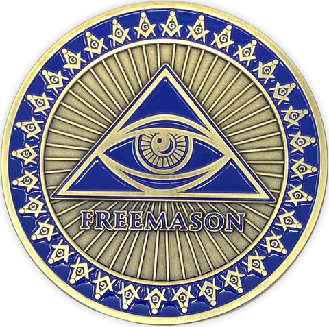 New Freemason Masonic All Seeing Eye Car Emblem