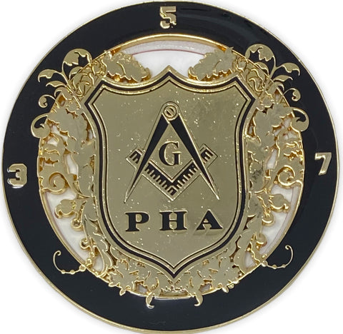 Freemason Prince Hall Affiliated 357 Masonic Car Emblem