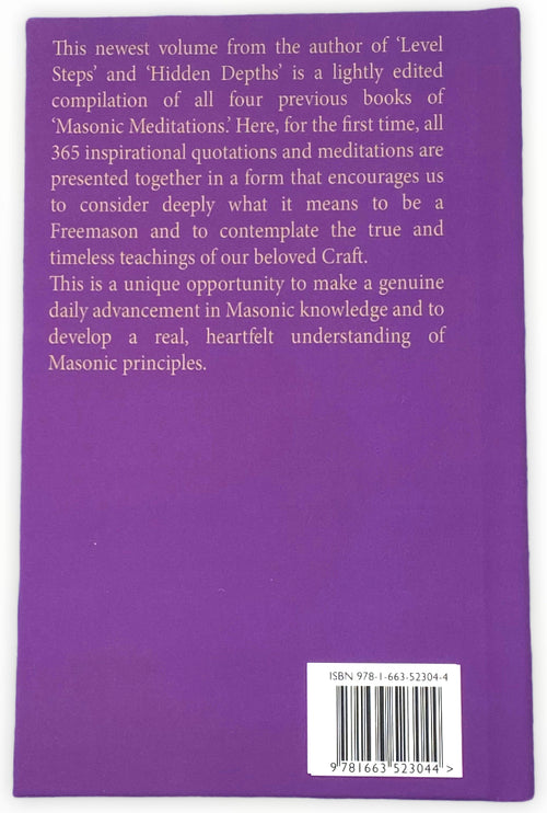 365 Level Steps Book By Brother Jonti Marks, back cover