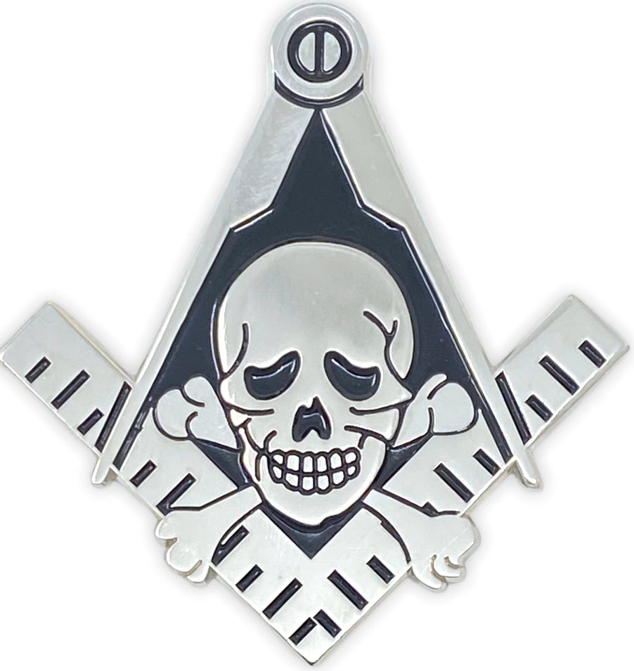 Masonic Hiram Abiff Widows Son Cut-Out Car Emblem
