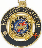 Knights Templar Cut-Out Keychain