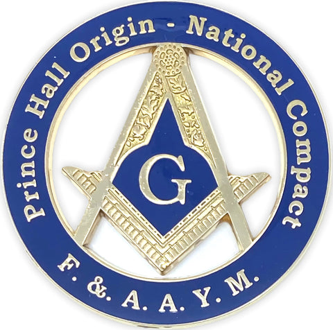 Prince Hall Origin (PHO) National Compact Masonic Car Emblem